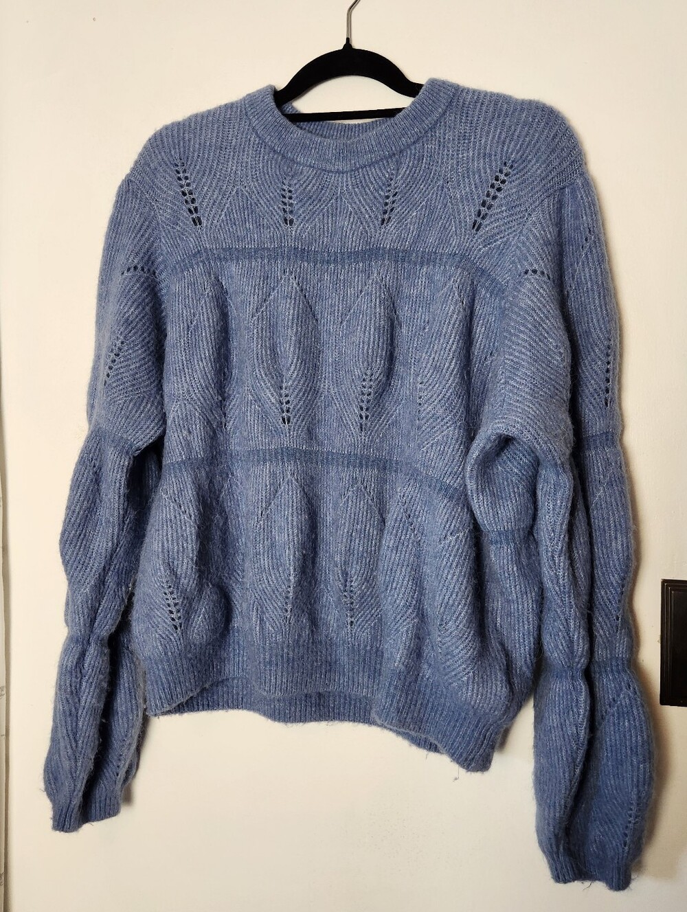 & Other Stories Blue Alpaca Blend Sweater Size M/L